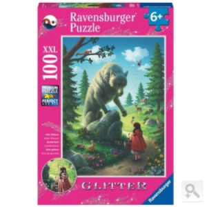 Ravensburger puzzle (slagalice) - Crvenkapa i vuk RA12988