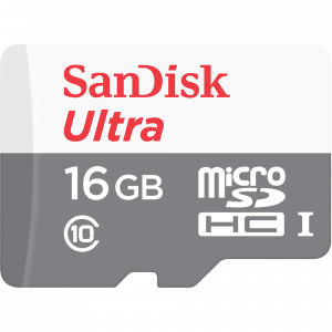 SanDisk SDHC 16GB Micro 80MB/s Ultra Android Class 10 UHS-I sa Adap.