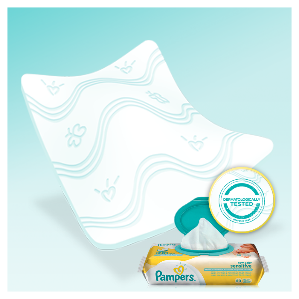PAMPERS WIPES 2X56 SENSITIVE