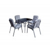 GREEN BAY Baštenski set VENETO - sto + 4 stolice sa jastucima 037984