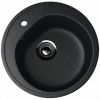 Granitna ULGRAN SUDOPERA sa sifonom U-101 308 crna okrugla