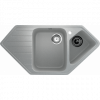ULGRAN Granitna sudopera sa sifonom U-409 310 siva