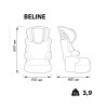 NANIA Auto sedište (9-36 kg) Beline Princess Love 8015800100