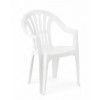 GREEN BAY Baštenska stolica KONA plastična bela 029086