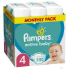 PAMPERS pelene active baby monthlyS4 9-14kg 180kom 4705 *N100
