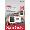 SANDISK memorijska kartica + adapter SDHC 64GB SDSQUAR-064G-GN6IA