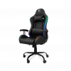 WHITE SHARK INDIANAPOLIS BlackT, RGB Gaming Chair 