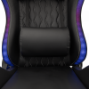 WHITE SHARK INDIANAPOLIS BlackT, RGB Gaming Chair 