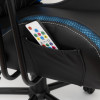 WHITE SHARK INDIANAPOLIS BlackT, RGB Gaming Chair 