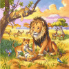 RAVENSBURGER puzzle (slagalice) - divlje životinje RA08003