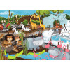 RAVENSBURGER puzzle (slagalice) - slatke životinje u zoo vrtu RA08778