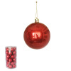 Novogodišnji ukras kugle crvene 6 cm pakovanje 30 komada 170526