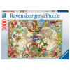 RAVENSBURGER Puzzle (slagalice) – Mapa sveta, flora i fauna RA17117