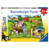 RAVENSBURGER puzzle (slagalice) - mladunci na farmi RA08002