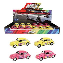 Welly Metalni auto VW Beetle flower power