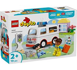 Lego Igračka Ambulantna kola i vozač 10447
