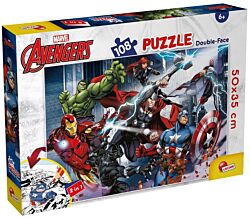 Lisciani Slagalica 108 delova marvel avengers 2u1 složi i oboji