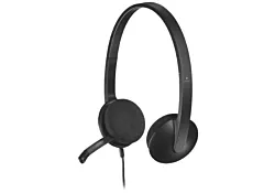 Slušalice sa mikrofonom Logitech H340, USB-