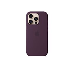 Apple iPhone 16 Pro Silicone Case with MagSafe - Plum MYYM3ZM/A