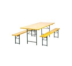 Green bay Baštenski set sto + 2 klupe 056025
