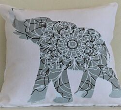 Blue Bell Jastučnica Slon 40 cm x 40 cm - Siva