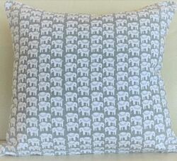 Blue Bell Jastučnica Slonovi 40 cm x 40 cm - Siva