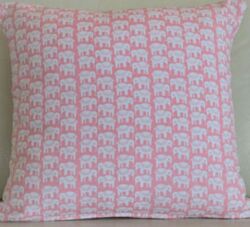 Blue Bell Jastučnica Slonovi 40 cm x 40 cm - Pink