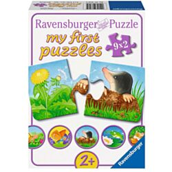 Ravensburger puzzle - Moje prve puzzle, 9 u 1, sitne životinje