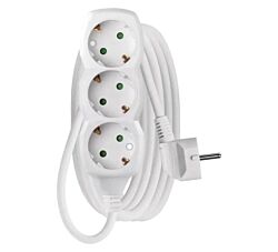 Emos Produžni kabl 3 utičnice 3 m - Beli P0323R