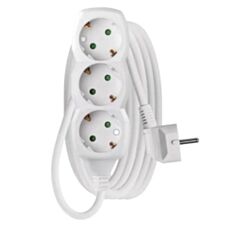 Emos Produžni kabl 3 utičnice 5 m - Beli P0325R