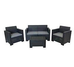 Bica Baštenska garnitura Nebraska 2 - Antracit 679