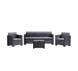 Bica Baštenska garnitura Nebraska 3 - Antracit 686