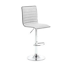 Arti Barska stolica - Bela/Hrom metalna baza 776-062 