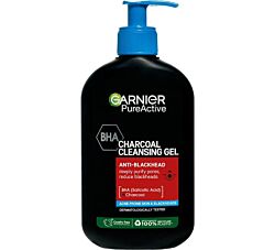 Garnier PureActive Charcoal Cleaniser gel - Gel za čišćenje lica 250 ml
