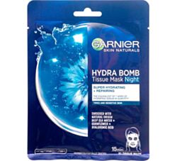Garnier Skin Naturals Moisture Bomb maska za lice u maramici za noć 1 kom