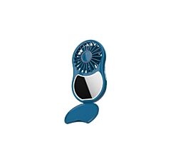 Muitomas Prenosivi ventilator sa ogledalom i LED svetlom - Plavi