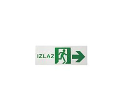 BB link Nalepnica za Panik lampu NAL 25*9CM IZL DESNO
