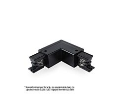 BB link Trostepeni L konektor levi WSO-28B CRNI L