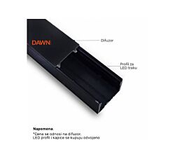 BB link Difuzor - ALP004-R Crni