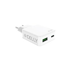 Celly Kućni punjač sa GaN tehnologijom SLIMTC1C1A45WWH - 45 W