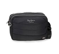 Pepe Jeans Ženska torba na rame Aura 24 cm × 16 cm × 7 cm - Crna 72.154.41