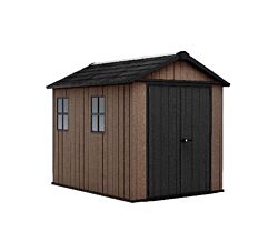 Keter Baštenska kućica Newton plus wide 9x7,5 - Braon CU 261860
