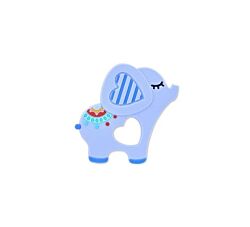 LORELLI Glodalica za bebe Lucky Elephant 10210830001 - Plava