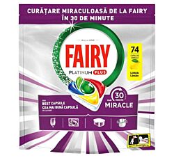 Fairy Platinum Plus Tablete za mašinsko pranje posuđa - 74 kom