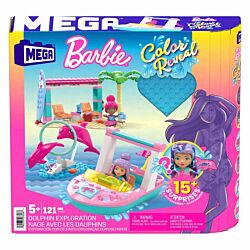 Barbie set Mega Color Reveal Dolphin adventure
