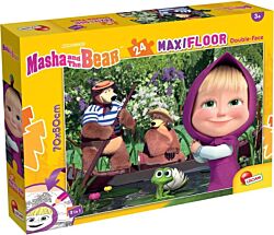 Lisciani 24pcs Maxi Maša i Medved 2 u 1