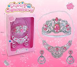 Magaza Nakit set kruna roze
