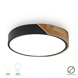 BB Link Led plafonjera 24W 3000/4000K Drvo crna EL2492 O