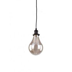 BB Link Visilica 1*E27 Black/Amber glass RUSTIK 117