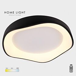 BB LINK Led plafonjera 24W 3000/4000/6000K - Crna SOLEA 15 